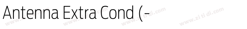 Antenna Extra Cond (字体转换